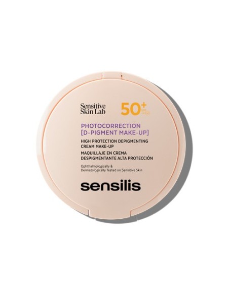 SENSILIS PHOTOCORRECTION [D-PIGMENT MAKE-UP] SPF50+ Maquillaje Compacto Protector Solar 10 g