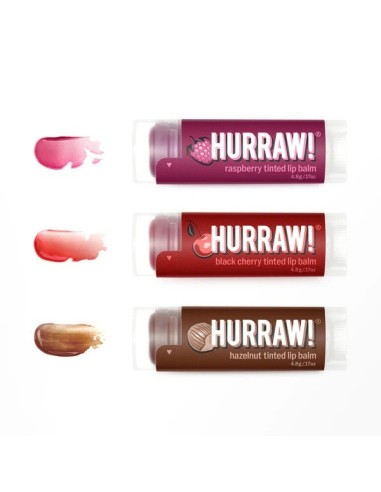 HURRAW Bálsamo Labial con Color Frambuesa