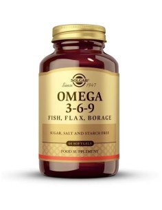 SOLGAR  Omega 3-6-9 60 cápsulas blandas