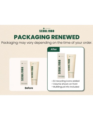 SEOUL 1988 Cleansing Foam: Pine Cica 1% + Probiotics - Espuma Limpiadora