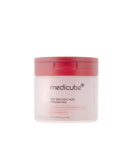 MEDICUBE Red Succinic Acid Peeling Pad - Discos Exfoliantes