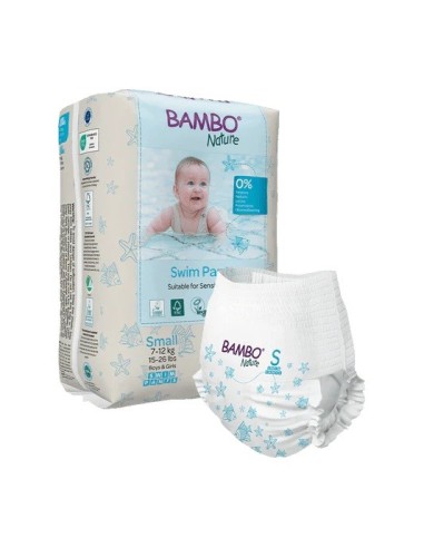 BAMBO NATURE Pañales Ecológicos para el Baño Talla S (7-12Kg)