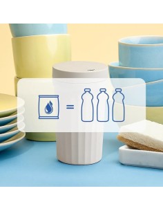 NATULIM Pack Lavavajillas a Mano + Bote Dispensador Azul Celeste 2