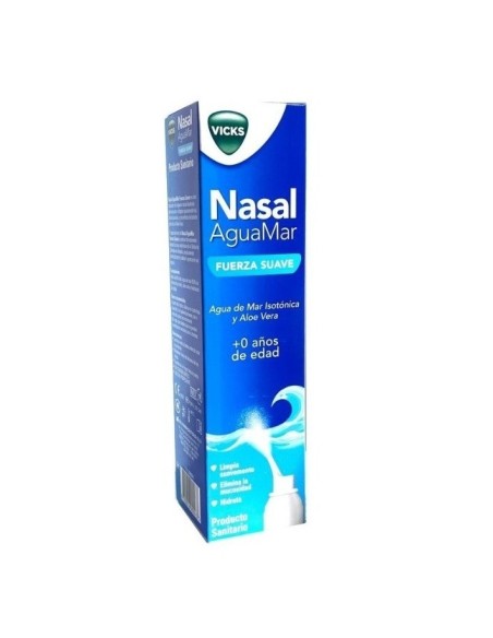 VICKS NASAL AguaMar Fuerza Suave Spray Nasal 120 ml