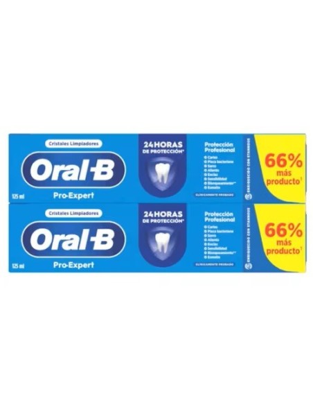 ORAL-B PRO-EXPERT Pasta Dentífrica 125 ml + 125 ml - DUPLO