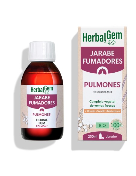 HERBALGEM Jarabe de los Fumadores BIO 250 ml