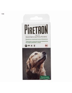 PIRETRON Solución Antiparasitaria Perros Grandes 1430 mg Spot-On 2 pipetas