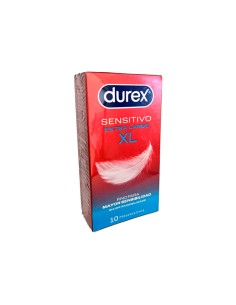 DUREX SENSITIVO EXTRA LARGO XL 10 Preservativos