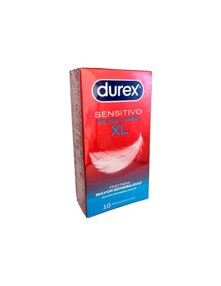 DUREX SENSITIVO EXTRA LARGO XL 10 Preservativos
