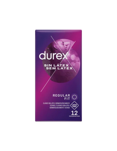 DUREX SIN LÁTEX 12 Preservativos