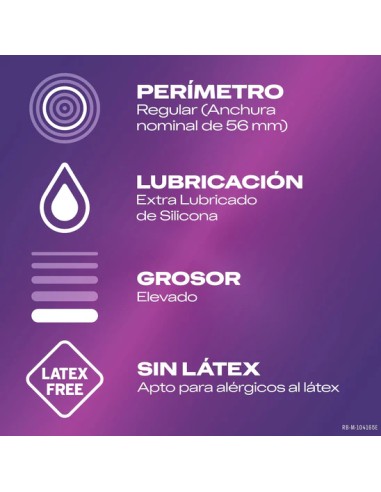 DUREX SIN LÁTEX 12 Preservativos
