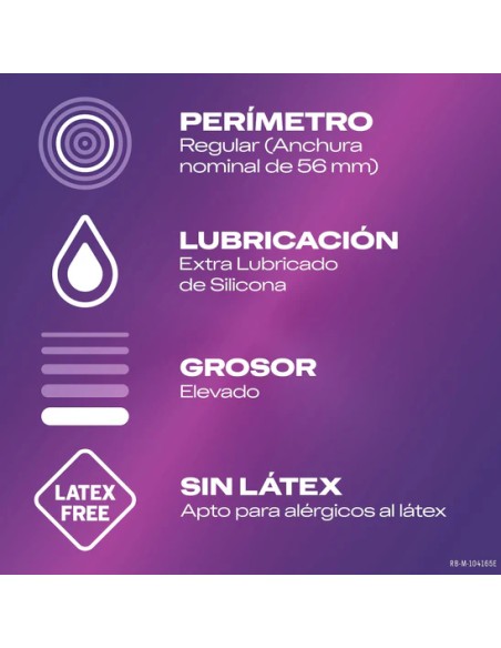 DUREX SIN LÁTEX 12 Preservativos