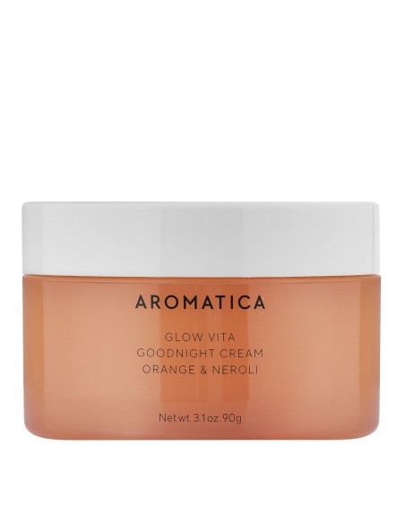 AROMATICA Glow Vita Goodnight Cream Orange & Neroli - Crema Hidratante Nocturna con Niacinamida y Ceramidas