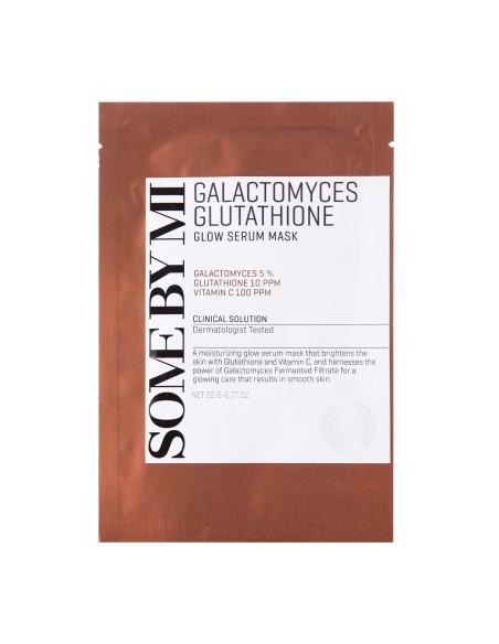 SOME BY MI Galactomyces Glutathione Glow Serum Mask - Mascarilla Facial Iluminadora