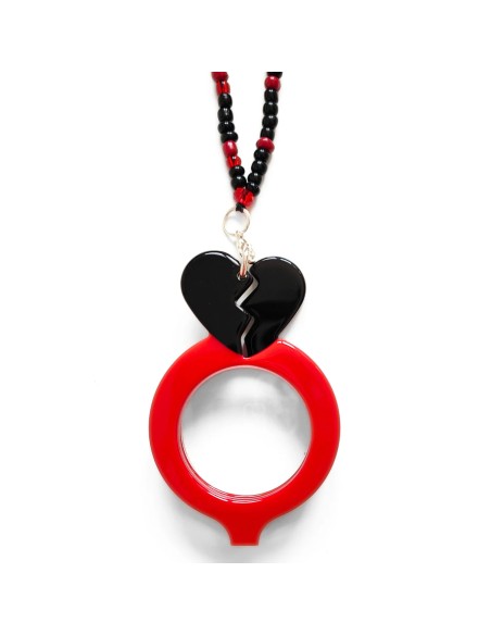 FLIPPAN LOOK Colgante - Gafas Corazón Partío