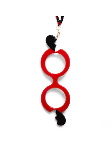 FLIPPAN LOOK Colgante - Gafas Corazón Partío