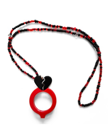 FLIPPAN LOOK Colgante - Gafas Corazón Partío