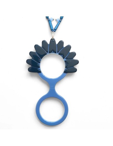 FLIPPAN LOOK Colgante - Gafas Margarita Azul