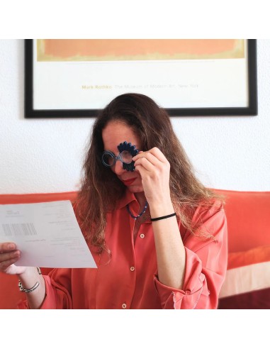 FLIPPAN LOOK Colgante - Gafas Margarita Azul