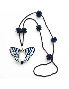 FLIPPAN LOOK Colgante - Gafas Mariposa Van der Ast Azul y Negro 2
