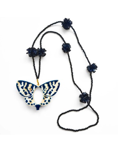 FLIPPAN LOOK Colgante - Gafas Mariposa Van der Ast Azul y Negro