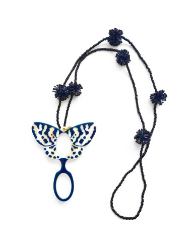 FLIPPAN LOOK Colgante - Gafas Mariposa Van der Ast Azul y Negro