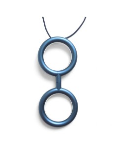 FLIPPAN LOOK Colgante - Gafas Le Corbusier Azul 2