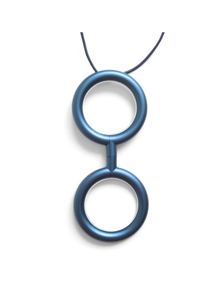 FLIPPAN LOOK Colgante - Gafas Le Corbusier Azul