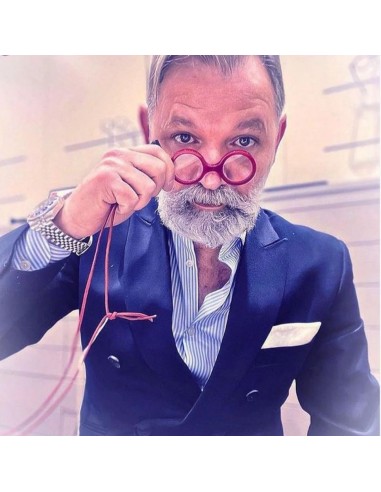 FLIPPAN LOOK Colgante - Gafas Uomo Rojo