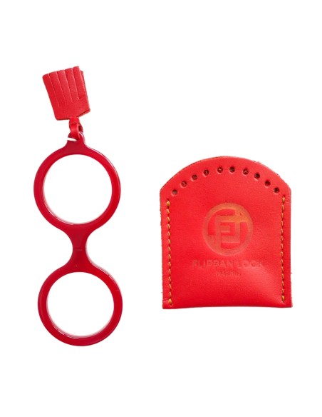 FLIPPAN LOOK Colgante - Gafas Uomo Rojo