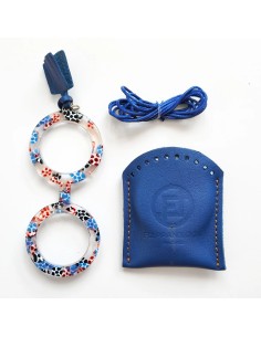 FLIPPAN LOOK Colgante - Gafas Uomo Lunares Azul