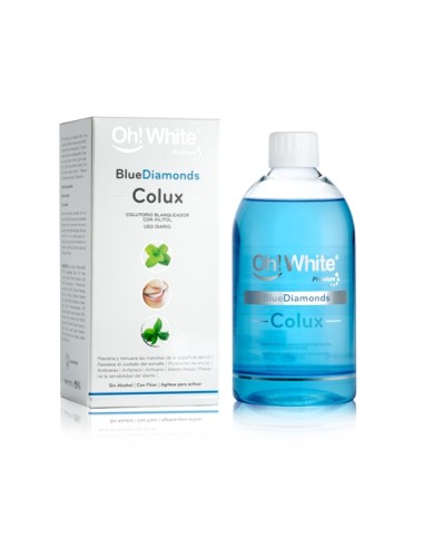 OH! WHITE Premium Blue Diamonds Colux Colutorio