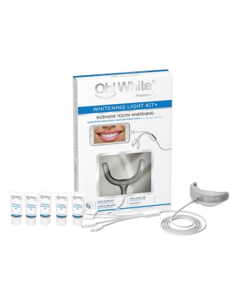 OH! WHITE Premium Whitening Light Kit Blanqueamiento Dental Intensivo