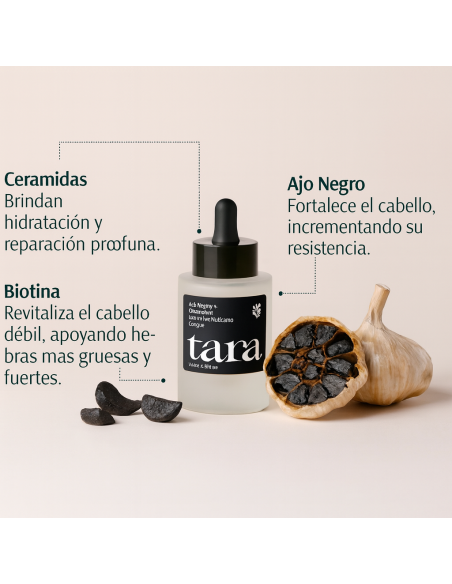 TARA Ajo Negro + Ceramidas Sérum Fortalecedor 50 ml