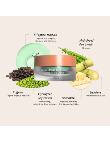 HARUHARU WONDER Centella Phyto & 5 Peptide Concentrate Cream