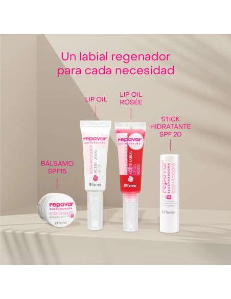 REPAVAR ROSA MOSQUETA Aceite Labial 10 ml