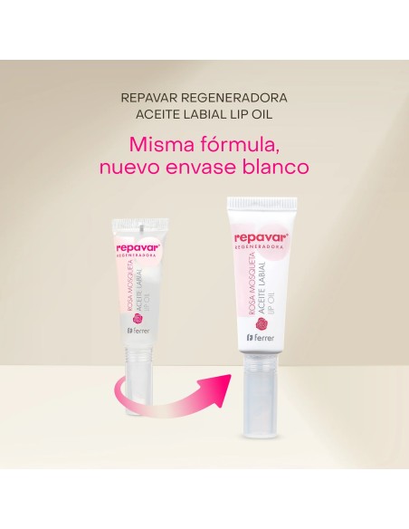 REPAVAR ROSA MOSQUETA Aceite Labial 10 ml