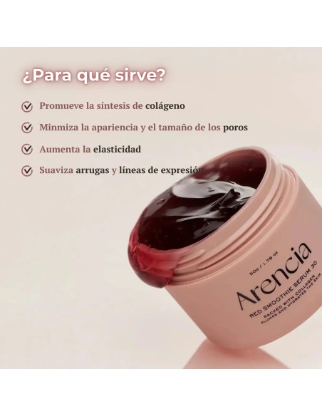 ARENCIA Red Smoothie Serum 30 - Sérum Colágeno + Niacinamida & Péptidos