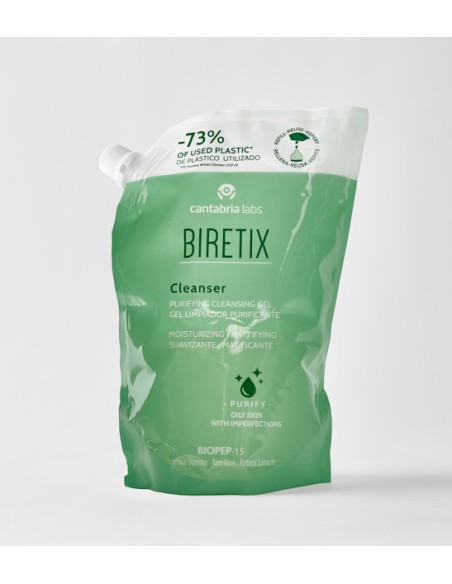 BIRETIX Gel Limpiador Purificante Refill 400 ml