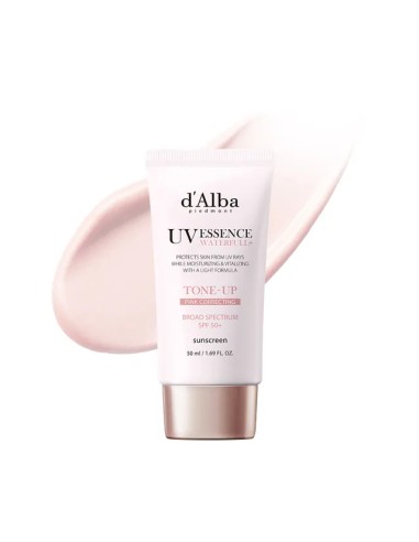 D'ALBA PIEDMONT UV Essence Waterfull Pink Correcting SPF 50+ Protector Solar