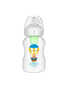 Dr Bronw's Option+ biberon boca ancha silicona redon +3 m 270 ml