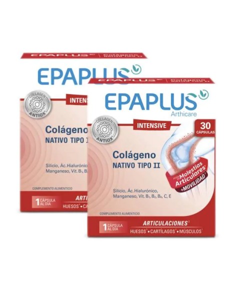EPAPLUS ARTHICARE Intensive Colágeno Nativo Tipo II 30 + 30 comprimidos - DUPLO