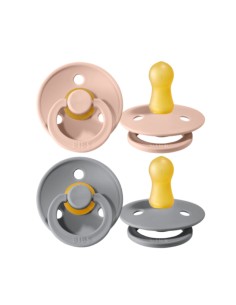 Hevea chupete goma natural 0-3 m color anaranjado y anatómico 2