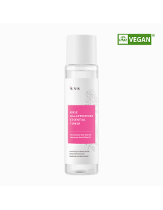 iUNIK Rose Galactomyces Essential Toner - Tónico Calmante e Hidratante