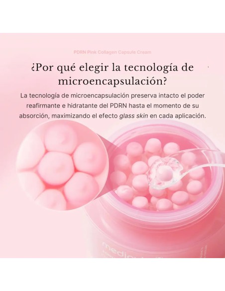 MEDICUBE PDRN Pink Collagen Capsule Cream - Crema con Microcápsulas