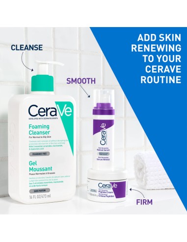 CERAVE Skin Renewing Crema de Noche con Péptidos 48 ml