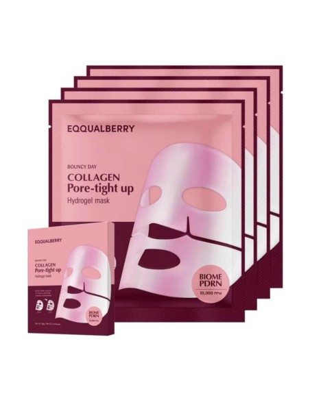 EQQUALBERRY Collagen Pore-Tight Up Hydrogel Mask - Mascarillas de Colágeno