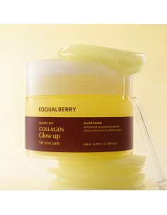 EQQUALBERRY Collagen Glow Up Gel Toner Pads - Discos Iluminadores 2
