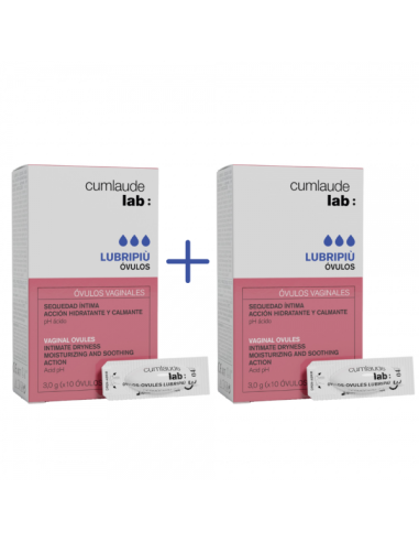 CUMLAUDE LAB DUPLO Lubripiù 2x10 Óvulos