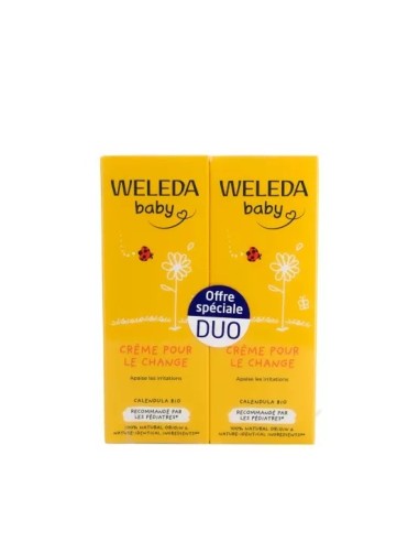 WELEDA Baby Caléndula DUPLO Crema Pañal 75 ml + 75 ml